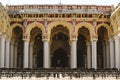 Indian architecture Thirumalai Nayakkar Mahal palace in Madurai Royalty Free Stock Photo