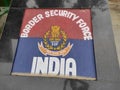 Indian army checkpost of the border security force at the India Bangladesh border in Siliguri.