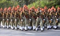 Indian Army in Khanki marching past