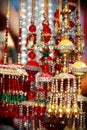 Indian asian bridal kalire tinkling bells at culture festival market Royalty Free Stock Photo