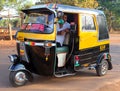 Indian auto rickshaw mototaxi or tuk-tuk