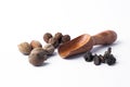 Indian ayurvedic Triphala hard is ancient medicine for indigestion problems