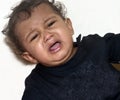Indian Baby Crying Royalty Free Stock Photo