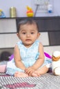 Indian baby girl looking to camera Royalty Free Stock Photo