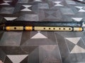 Indian B skills Bambu flute Royalty Free Stock Photo