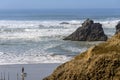 Indian Beach surf and sea Oregon state