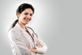 Indian beautiful female doctor Royalty Free Stock Photo