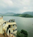 Indian beautiful lake in rajasthan