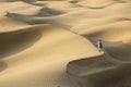 Indian bedouin on the Thar desert in India Royalty Free Stock Photo