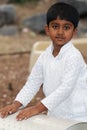 Indian Boy at Playground Royalty Free Stock Photo