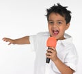 Indian boy singing song