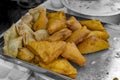 Indian Bread pakode and samose Royalty Free Stock Photo