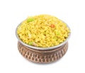 Indian Breakfast Dish Poha Royalty Free Stock Photo