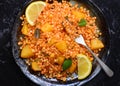 Indian breakfast-sabudana khichdi Royalty Free Stock Photo