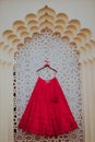 indian bridal wedding lehnga dress Royalty Free Stock Photo