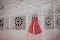 Indian bridal wedding lehnga dress Royalty Free Stock Photo