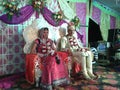 Indian Bride and Groom on wedding ceremony