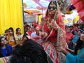 Indian bride at her marriage