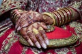 Henna hands Royalty Free Stock Photo