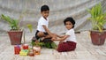 Indian Brother Sister celebrate Rakshabandhan, Bhai dooj By tying Rakhi and Exchanging gifts