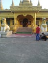 Indian Buddha temple of roing