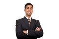 Indian business man smiling. Royalty Free Stock Photo