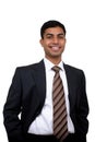 Indian business man smiling. Royalty Free Stock Photo