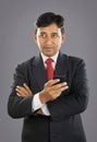 Indian Businessman with Cellphone Royalty Free Stock Photo