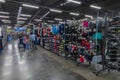 Indian buyers checking out various sports goods on sale at Decathlon store of Uluberia, Howrah