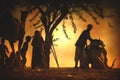 Camel vendors from the city of Pushkar,Pushkar Mela Royalty Free Stock Photo