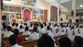 Indian Catholic Church, state of Tripura.. Royalty Free Stock Photo