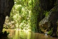 Indian cave river. Vinales, Cuba