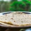 Indian chapati flatbread