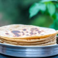 Indian chapati flatbread