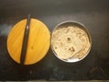 Indian Chapatis, Rotis, fresh bread made using rolling pin.