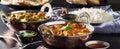 Indian chicken tikka masala curry in balti dish Royalty Free Stock Photo