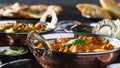 Indian chicken tikka masala curry in balti dish Royalty Free Stock Photo