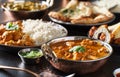 Indian chicken tikka masala curry in balti dish Royalty Free Stock Photo