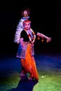 Indian classical dance Manipuri preformance o in Chennai, India Royalty Free Stock Photo