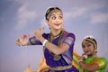 Indian classical dancers Royalty Free Stock Photo