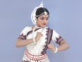 Indian classical female dancer