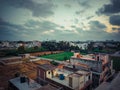 Indian Cloudy whether in monsoon season