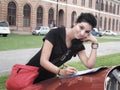 Indian college student. Royalty Free Stock Photo