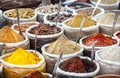 Indian colorful spices Royalty Free Stock Photo