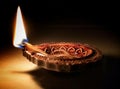 Indian common diwali lamp Royalty Free Stock Photo