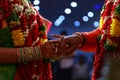 Indian couples ring ceremony