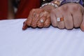 Indian couples wedding diamond ring picture