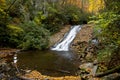 Waterfall in Autumn Royalty Free Stock Photo