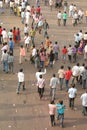 Indian crowd in a religious event