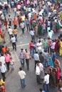 Indian crowd in a religious event